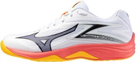 Mizuno Lightning Star Z7 Jr White/Fiery Coral 2/Citrus - Volejbalová obuv Mizuno LIGHTNING STAR Z7 Jr V1GD230398 Velikost obuvi v EU: 34