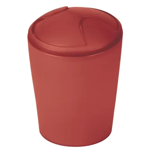 Spirella MOVE výklopný odpadkový koš 2 L terakota / plast (7610583294609)