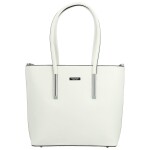 Elegantní dámská kabelka na rameno Delami Sweet Em, bílá