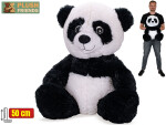Plyšová panda Plush Friends sedící 50 cm