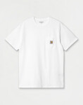 Tričko Carhartt WIP S/S Pocket T-Shirt White