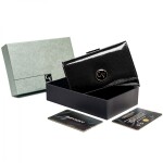 Trendová kožená peněženka Cavaldi Julia, černá