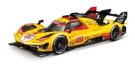 Bburago RACING Ferrari 499P - 24h Le Mans Livery 2024 žlutá