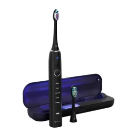 TrueLife SonicBrush Clean70 UV černá / sonický zubní kartáček / USB-C / 5 režimů čištění / 90.000 kmitů / 2 hlavice (TLATMC70UVNBA)