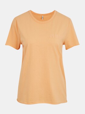 Oranžové tričko nápisem ONLY Fruity Dámské