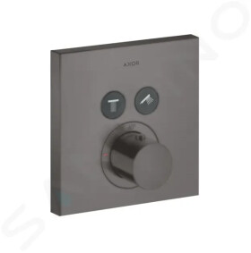 AXOR - ShowerSelect Termostat pod omítku pro 2 spotřebiče, kartáčovaný černý chrom 36715340