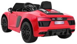 Mamido Dětské elektrické autíčko Audi R8 Spyder červené