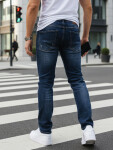 Pánské džíny slim fit navy blue FashionStreet UX4479 s33