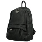 Trendy dámský koženkový kabelko-batoh Toska, černý