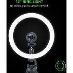 Razer Ring Light selfie stojan se světelným prstencem 12 bílá (RZ19-03660100-R3M1)