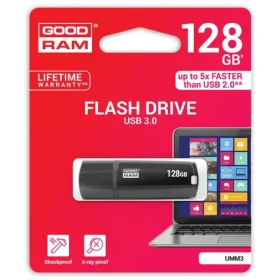 GOODRAM UMM3 128GB černá / Flash disk / USB 3.0 / čtení: 60MBs / zápis: 20MBs (UMM3-1280K0R11)