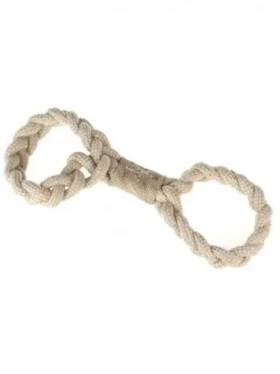 AnimALL Hračka Přetahovadlo jutovo-bavlněné osmička 35 cm (110315)