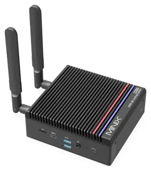Minix Z300-0dB / Mini PC / Barebone / Intel Core i3-N300 / Bez RAM / Bez SSD / Intel UHD / WiFi 6 (Z300-0dB barebone)