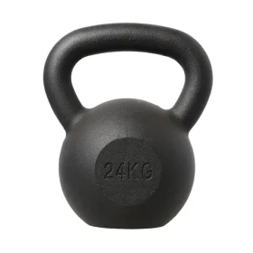 HMS KZG24 Litinový kettlebell 24 kg černý (5907695517835)