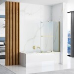 REA - Paravan vanový Fabian Gold Brush 100 REA-K6527