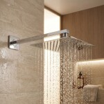 REA - Čtvercová hlavová sprcha JS-P015 30cm Chrome REA-P0612
