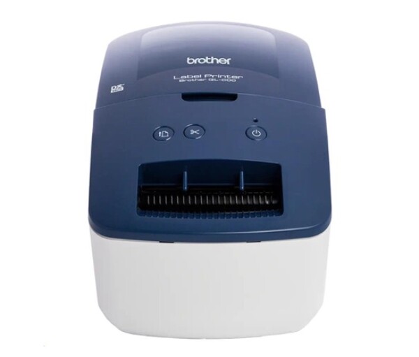 BROTHER tiskárna štítků QL-600B - 62mm, 71mms, termotisk, USB, SOHO Tiskárna Štítků