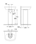 GROHE - Euro Ceramic Sloup pro umyvadlo, alpská bílá 39202000