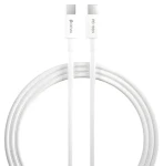 Devia Smart Series nabíjecí kabel USB-C - USB-C bílá / Nabíjecí kabel / PD 100W / 1,5 m (6938595379536)