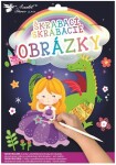 Vyškrabávací obrázky - Princezna 16,5 x 21 cm (2 ks)