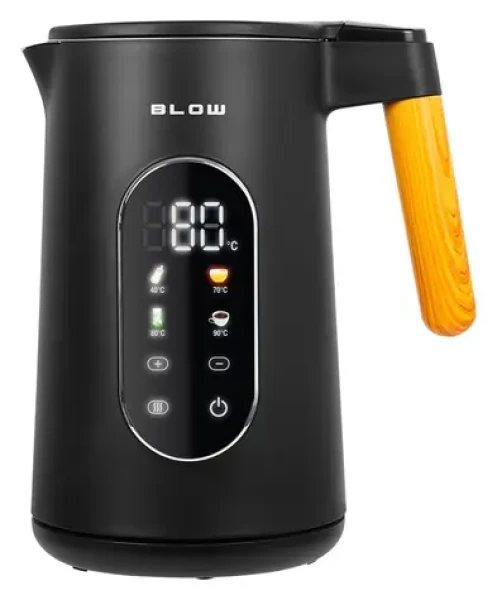 Blow BK-17PB černá / Rychlovarná konvice / 2500 W / 1,7 l / displej / regulace teploty (44-764#)