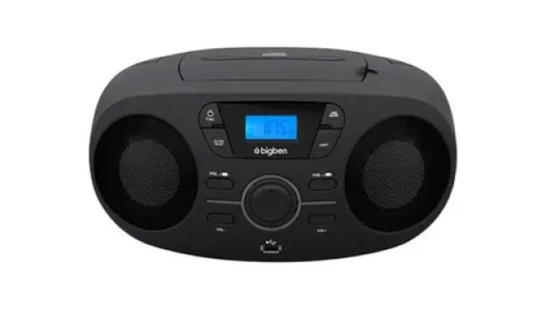 Bigben CD61NUSB černá / Přenosný CD přehrávač / MP3 / FM / 6 x LR14 (8bcd61nusb)