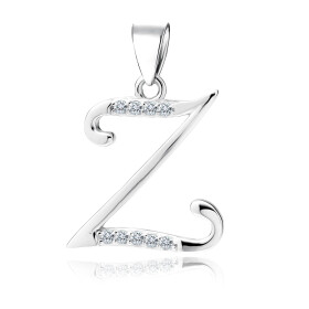 LUNICA Stříbrný přívěsek PÍSMENO Z 0761