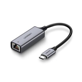 UGREEN CM199 Síťový adaptér USB-C - RJ45 šedá / až 1000 Mb/s (50737)