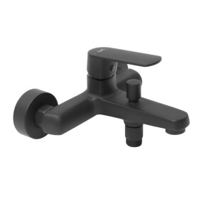 Vanová baterie SAT Feel bez sprchového setu 150 mm černá matná SATBSFEEL222C SATBSFEEL222C