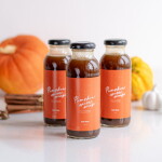 Bella Rose Sirup s Pumpkin Spice kořením 250 ml, oranžová barva, sklo