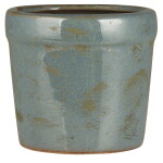 Ib Laursen Keramický obal na květináč Marina Ø 10 cm, šedá barva, keramika