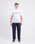 Tričko Carhartt WIP S/S Script T-Shirt Ash Heather/Cozy Purple
