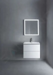 DURAVIT - L-Cube Umyvadlová skříňka 550x620x481 mm, 2 zásuvky, bílá mat LC624001818