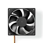 Nedis DCFAN9225BK černá / Ventilátor / DC / 92 mm / 3-Pin / 26.7 dBA (DCFAN9225BK)