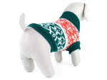 Christmas svetr pro psa Barva: Tmavě zelená, Délka zad (cm): 18, Obvod hrudníku: 23 - 28 cm
