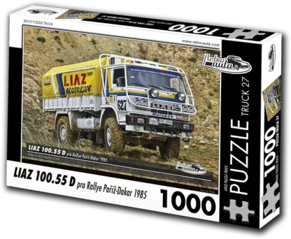 RETRO-AUTA Puzzle TRUCK č.27 Liaz 100.55 D