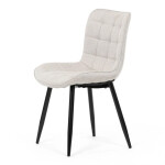 Jídelní židle, béžová, látka, HC-462 BG2