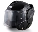 Překlápěcí helma Xrc Fronter black glossy - XL / černá