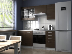 FRONTI Kuchyňská linka PAMELA 180x120 - Wenge