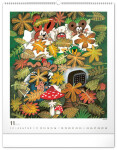 Kalendář 2024 nástěnný: Krteček, 48 × 56 cm