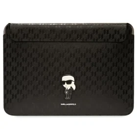 Karl Lagerfeld Saffiano Monogram Ikonik černá / Pouzdro pro notebook 14" (KLCS14SAKHPKK)