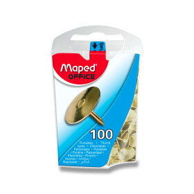 Maped - Připínáčky zlaté 100 ks