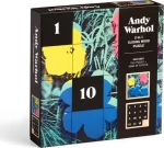 GALISON Posuvné dřevěné puzzle Andy Warhol: Květiny