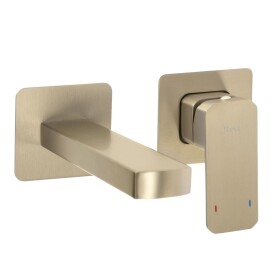 REA - Podomítková vanová baterie Arlo Brush Gold REA-B5611