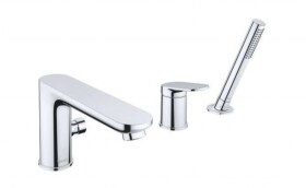 DURAVIT - Wave Baterie na okraj vany, 3-otvorová instalace, chrom WA5260000010