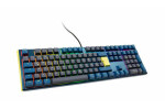 Ducky One 3 Daybreak MX-Speed-Silver modrá / Herní klávesnice / podsvícená / mechanická / drátová (USB) / DE (DKON2108ST-PDEPDDBBHHC1)