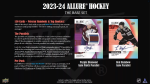 Hokejové karty NHL 2023-24 Upper Deck Allure Hobby Balíček