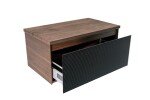 Koupelnová skříňka s krycí deskou Naturel Monza 79x30x45 cm ořech mat MONZA80BN MONZA80BN