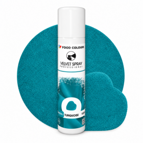 Sametový sprej Food Colours Turquoise (100 ml)