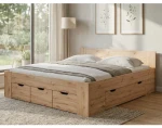 Postel Astral 180x200 cm, dub artisan